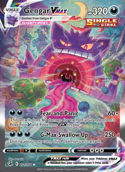 Gengar VMAX — Fusion Strike 271