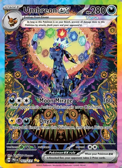Umbreon ex — Prismatic Evolutions 161